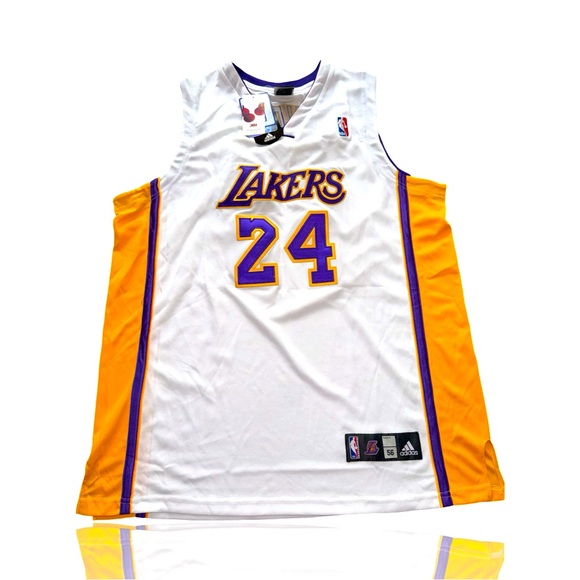 Adidas: Kobe Bryant #24 LA Lakers On Court Authentic Jersey: SIZE 56: G.O.A.T - Picture 1 of 8
